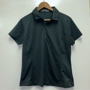 Women's Black Polo Golf Shirt size L